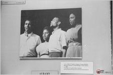 Original Freedom Singers poster from Albany Civil Rights Movement Museum