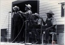 The McIntosh County Shouters perform at the the Festival of Colors