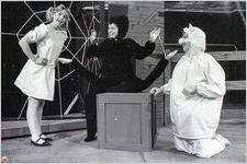 "Charlotte's Web" rehearsal at VSC, February 1985