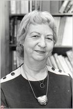 Dr. Patricia Small, Dean of Nursing, February 1983
