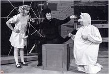 "Charlotte's Web" rehearsal at VSC, February 1985