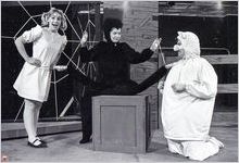 "Charlotte's Web" rehearsal at VSC, February 1985