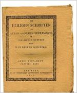 Die Heiligen Schriten Des Alten Und Neuen Testaments