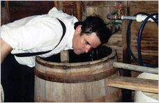 George Varn checking Turpentine