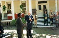 Dedication of the Myers-Seago House