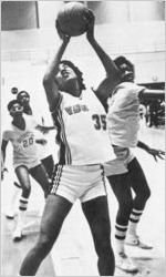 Pam Johnson Shoots for 2 points
