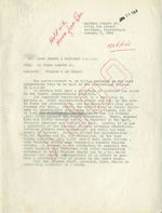 SEDFRE--COFO Field Staff Reports and Proposals, 1964 (Scholarship, Education and Defense Fund for Racial Equality records, 1944-1976; Archives Main Stacks, Mss 546, Box 1, Folder 14)