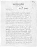 Letter: Athens, Georgia to Dan O. Hubbard, Cartersville, Georgia, 1952