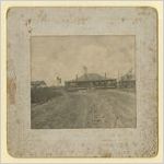 Photograph of the administration office for the Ludowici-Celadon Roofing Tile Factory, Ludowici, Georgia