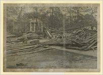 Photograph of old grammar school, Ludowici, Georgia