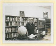 Photograph of a librarian, Ludowici, Georgia