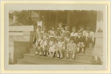 Photograph of young children at school, Ludowici, Georgia