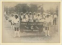 Photograph of the Long County High School band, Ludowici, Georgia