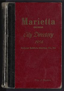Marietta City Directory, 1954