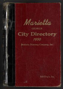 Marietta City Directory, 1950
