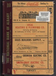 Polk's Albany (Dougherty County, Georgia) city directory 1962 including Darr Homes, Radium Springs and Turner City containing an alphabetical directory of business concerns and private citizens, a directory of householders, occupants of office buildings and other business places, including a complete street and avenue guide, a numerical telephone directory, and much information of a miscellaneous character