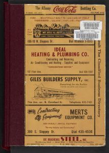 Polk's Albany (Dougherty County, Ga.) city directory 1964 including Darr Homes, Radium Springs and Turner City. Contains buyers' guide and a complete classified business directory, alphabetical directory of business concerns and private citizens, complete street and avenue guide, including a list of householders, and occupants of office buildings and other business places, with telephones, numerical telephone directory, plus useful and interesting information about the city.