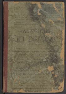 Americus City Directory, August 1891-92