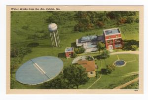 Water Works from the Air, Dublin, Ga
