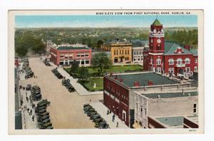 Bird's Eye View From First National Bank, Dublin, Ga
