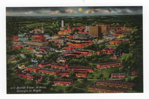 Aerial View, Athens, Ga, at Night
