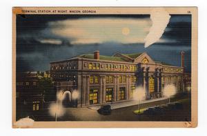 Terminal Station at Night, Macon, Ga