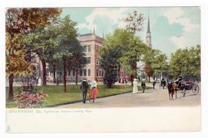 Savannah, Ga. Oglethorpe Avenue Looking West
