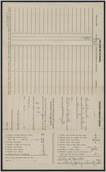 Teacher's monthly reports, Land Branch school, undated