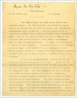 Memorandum recounting the history of the Singleton family, Waycross, Georgia, 1913 May