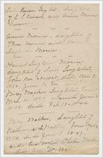 Note on the genealogy of the Walker family, Georgia