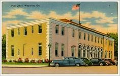 Post Office, Waycross, Ga. (published by South Georgia News Agency, Waycross, Ga.)(ca. 1953)