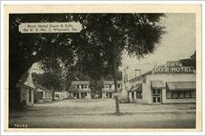 Dixie Motel Court and Cafe, on U.S. No. 1, Waycross, Ga. (probably circa 1950)