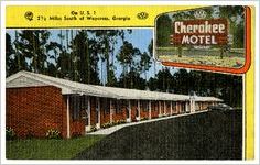 Cherokee Motel, US 1 South, Waycross, Ga. (ca. 1958)