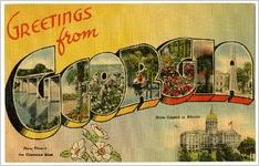 Greetings from Georgia. (postmarked July 17, 1943)