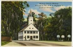 Midway Church, Midway, erected in 1792 on U.S. Highway 17, south of Savannah.