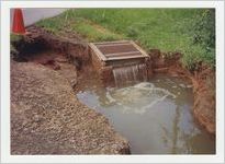 Photograph of Washed Out Storm Drain Catch Basin at Main Street and Dogwood Lane, Byron, Peach County, Georgia, 1994 July 7