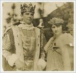 Photograph of Queen and King of 1923 Peach Festival, Fort Valley, Peach County, Georgia