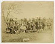 Photograph of People Dressed as Native Americans, Peach Festival, Fort Valley, Peach County, Georgia, 1923
