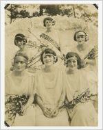 Photograph of Louise Hayes, Miss Montezuma, and Others at Peach Festival, Fort Valley, Peach County, Georgia, 1924