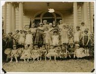 Photograph of Girls Dressed as Butterflies at Peach Festival in Fort Valley, Peach County, Georgia, 1924