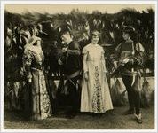 Photograph of Young Men Serenading Young Women in Costume at Peach Festival, Fort Valley, Peach County, Georgia, 1924.