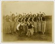 Photograph of Young Women in Costume at Peach Festival, Fort Valley, Peach County, Georgia, 1924