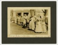 Photograph of Royal Court Eating Barbeque Before Coronation at Peach Festival, Fort Valley, Peach County, Georgia, 1926