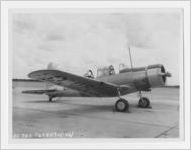 Photograph of BT 13 airplane, Bainbridge Army Airfield, Bainbridge, Georgia, 1944
