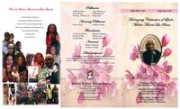 Homegoing Celebration of Life for Mother Minnie Lee Bean, Saturday, May 27, 2017, One O'clock in the afternoon, Disciples of Jesus Ministries, 228 Augusta Avenue, Thomasville, Georgia 31792, Denny Blake, Senior Pastor, Dr. Israel Blake, Overseer, Pastor Esau Jones, Officiating