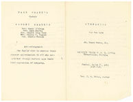 Obsequies for the late Mr. Henry Burns, Sr., Clifford Temple C.M.E. Church, Thomasville, Georgia, Sunday, March 24, 1963, 3:30 p.m., Rev. H.E. McRae, pastor