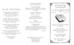 A tribute of life in memory of Mrs. Annette Williams Copeland, "Doll", Wednesday, November 16, 2005, 11:00 a.m., Bethlehem African Methodist Church, Cairo, Georgia, Rev. Willie F. Griffin, pastor presiding, Rev. Henry Flowers, Jr., officiating