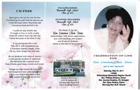 Celebration of Life for Rev. Vanessa Elain Fann, April 19, 1956-May 23, 2017, Saturday, May 27, 2017, 1:00pm, Willow Head Missionary Baptist Church, Rev. William Brinson, Pastor, Rev. Ananias Hopkins, III, Eulogist, Rev. Ryan Jenkins, Pastor, Morning Star M.B. Church