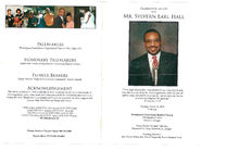 Celebration of life for Mr. Sylvern Earl Hall, Tuesday, March 18, 2014, 11:00 a.m., Greenforest Community Baptist Church, 3250 Rainbow Drive, Decatur, Georgia, Pastor Dennis Mitchell, officiating, Reverend Dr. Perry Simmons, Jr., eulogist, presiding ministers, Rev. Dereck White, Rev. David Hopewell, Pastor Herman Cody
