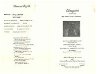 Obsequies for the late Mr. Gussie Leroy Harrell, Saturday, September 16, 1978, 3:00 o'clock p.m., Saint Andrews M.B. Church, Climax, Georgia, Reverend C.D. Hammond, officiating